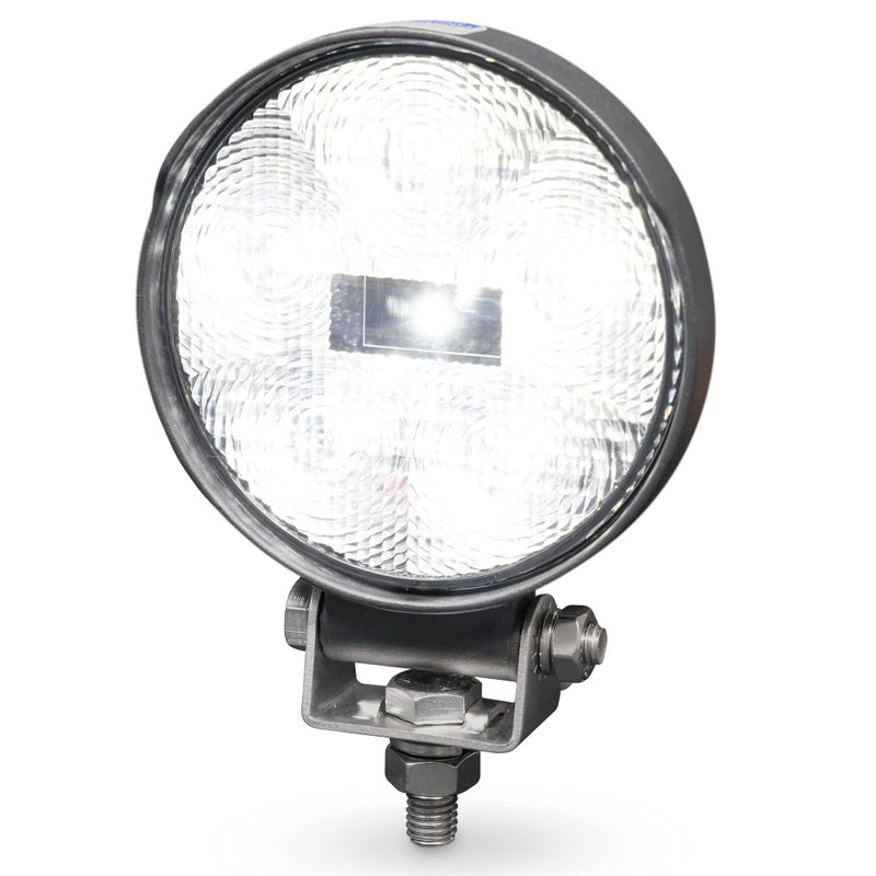 ECCO LED Work light 5 Inch Round White Flood Beam 18W 700lm 12V 24V Waterproof for Commercial Vehicle Light, Tow Truck, Work Truck, Construction Vehicle, 5 Year Warranty - Image 2